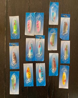 Esche a cucchiaio Seiwei per acqua dolce e salata.