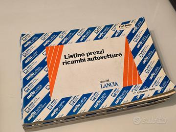 Lancia listino ricambi