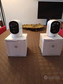 📸 2 Telecamere Wi-Fi da interno HD – Visione nott