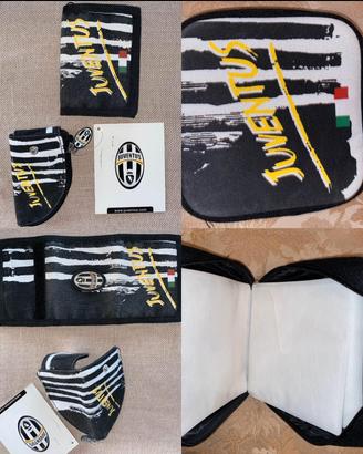 Portafoglio portachiavi e porta cd/dvd juventus 