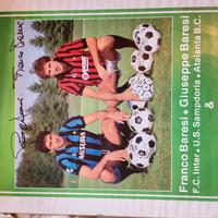 Poster fratelli Baresi Autografato