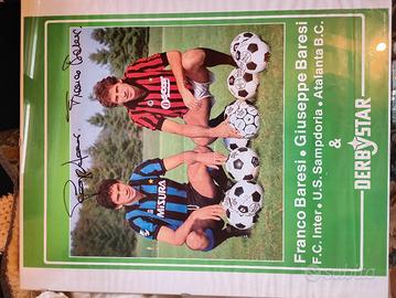 Poster fratelli Baresi Autografato
