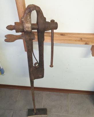 morsa da fabbro vintage 