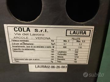 Stufa a pellet Anselmo Cola 