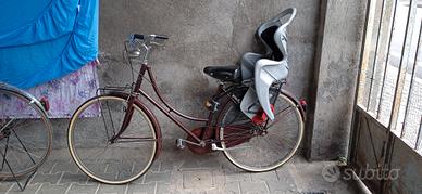Bici donna ruota 26 Holland e seggiolino 