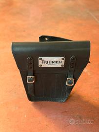 Borsa pelle per Triumph Boneville/Scambler