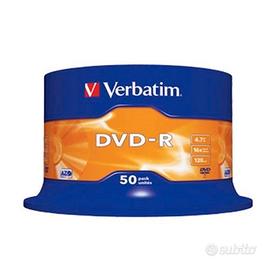 Verbatim DVD-R 50pz nuovi 4,7GB 16X sigillati