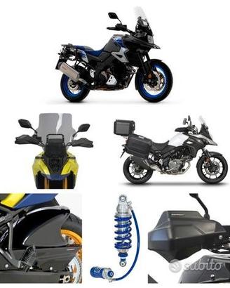 V STROM 1050 800 accessori valigie pedane scarico