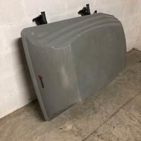 Baule/box da tetto auto + barre portatutto