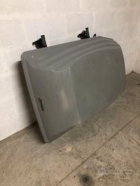 Baule/box da tetto auto + barre portatutto