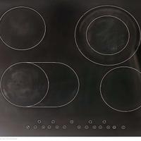 vidaXL Piano Cottura in Ceramica con 4 Zone e Cont