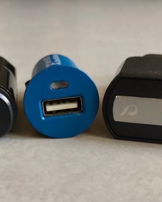 Set di 3 caricatori USB