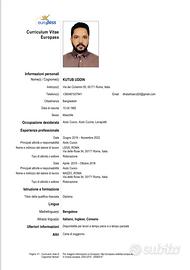 Lavoro come aiuto cuoco