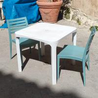 Tavoli e sedie da giardino