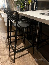 Sgabelli alti neri