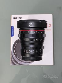 Meike 16mm T2.2 ottica cine M4/3