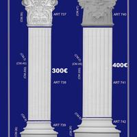 lesena colonna piatta in gesso pilastro parasta