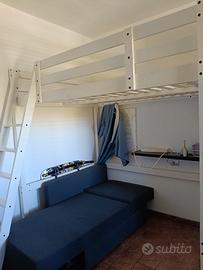 letto soppalco  Stora bianco ikea