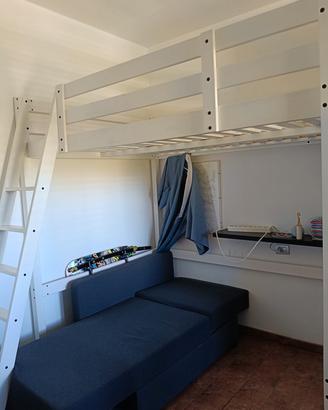 letto soppalco  Stora bianco ikea