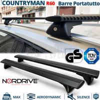 Barre Tetto per Mini Countryman R60 Alluminio Nero