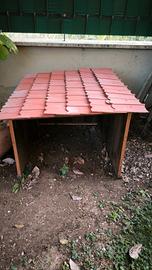 garage copertura in legno rasaerba mammotion yuka