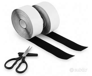Nastro Adesivo a Strappo Nero (3m x 2.5 cm)