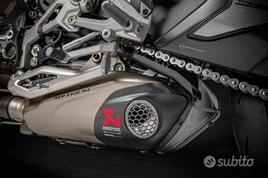 Silenziatore Akrapovic Omologato per Ducati V4/SF