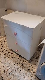 Fasciatoio  con cassettiera 