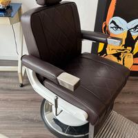 Poltrona per parrucchiere nuova