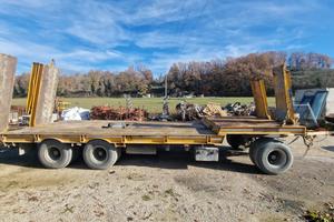 Rimorchio Bertoja rampe idrauliche doppie