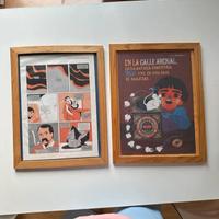 2 Quadri decorativi con cornice