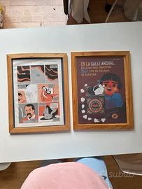 2 Quadri decorativi con cornice