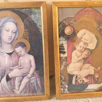 Otto quadri raffiguranti Madonne