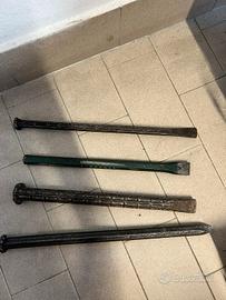 Set 4 scalpelli e subbia da muratore / scalpellini