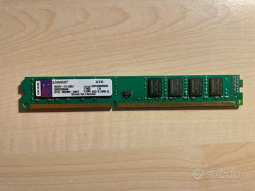 lotto n.2 ram DDR3 Kingston da 4gb cad.