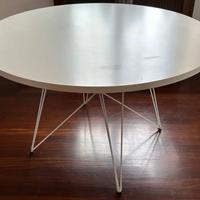 Tavolo tondo bianco diametro 120 cm