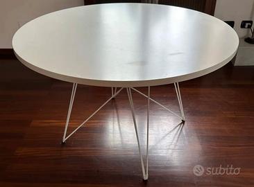 Tavolo tondo bianco diametro 120 cm