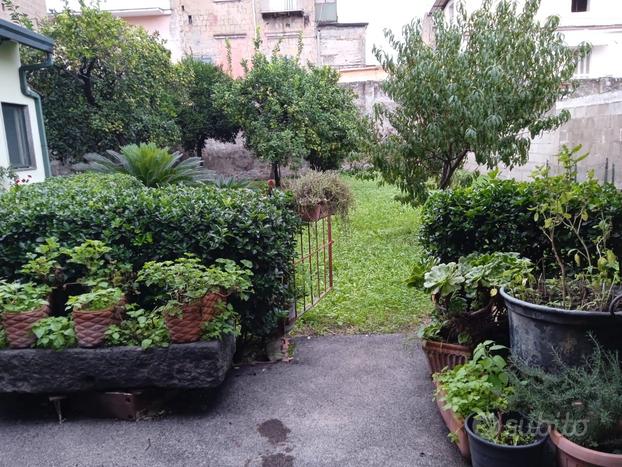 Afragola ampia quadratura con giardino e box auto