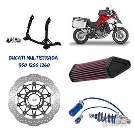 Ducati Multistrada mono bauletto protezioni filtro