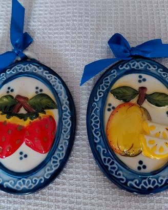 decorazioni in ceramica da appendere