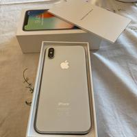 iPhone x 64 gb silver