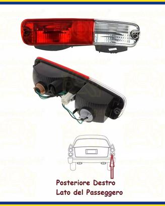 FARO FANALE FANALINO POSTERIORE DX PER PAJERO III 