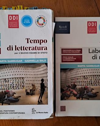 Libro D'italiano Quinta Superiore, usato. 