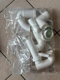 Kit collegamento scarico in plastica