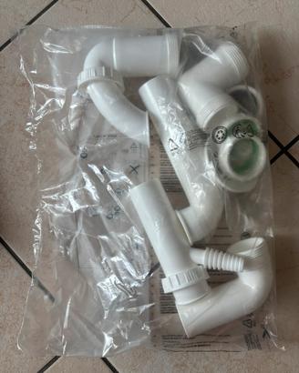 Kit collegamento scarico in plastica