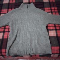 Maglione con apertura a zip