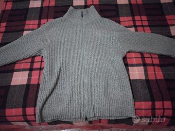 Maglione con apertura a zip