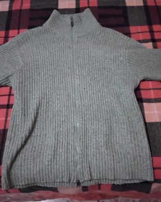 Maglione con apertura a zip