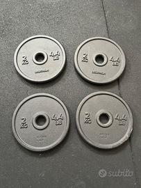 4x Disco 2kg in ghisa palestra 28mm CORENGHT