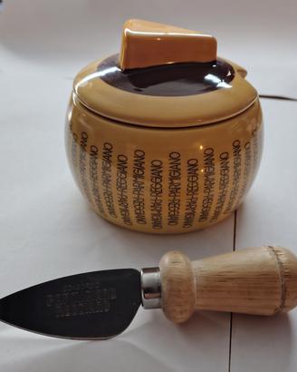 Porta formaggio in ceramica Parmigiano -Reggiano